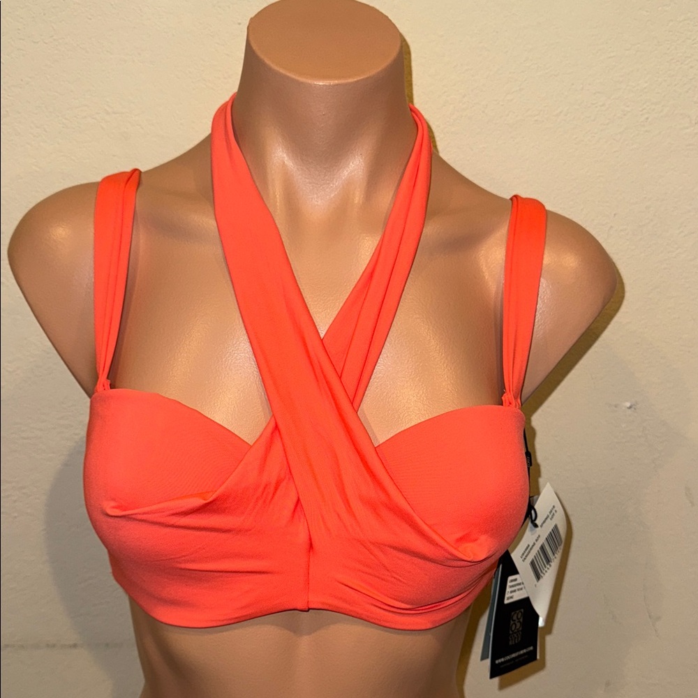 NWT Coco Reef 5 way bikini top bra bandeau underwire size 32/34D